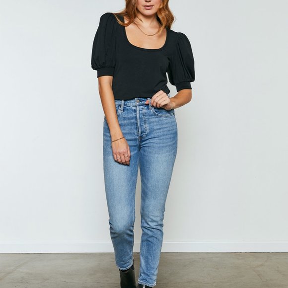 Gentle Fawn Tops - Gentle Fawn Black Verona Top Size Small